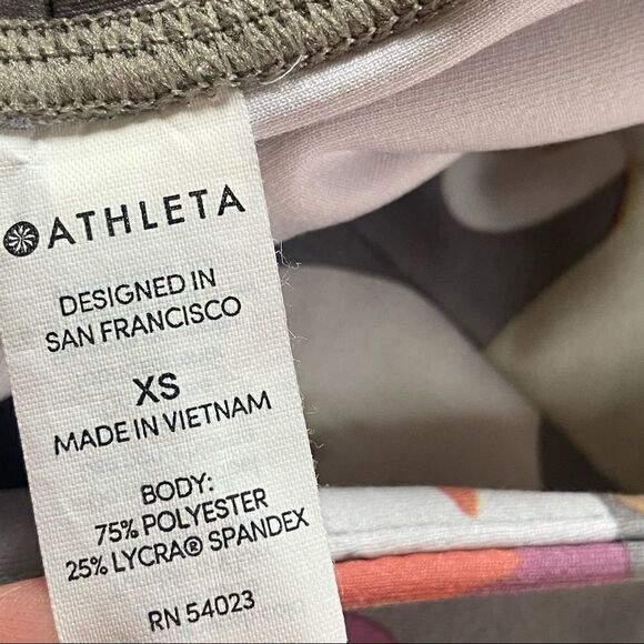ATHLETA Elation Floral Print 7/8 Legging Tight - Picture 5 of 11